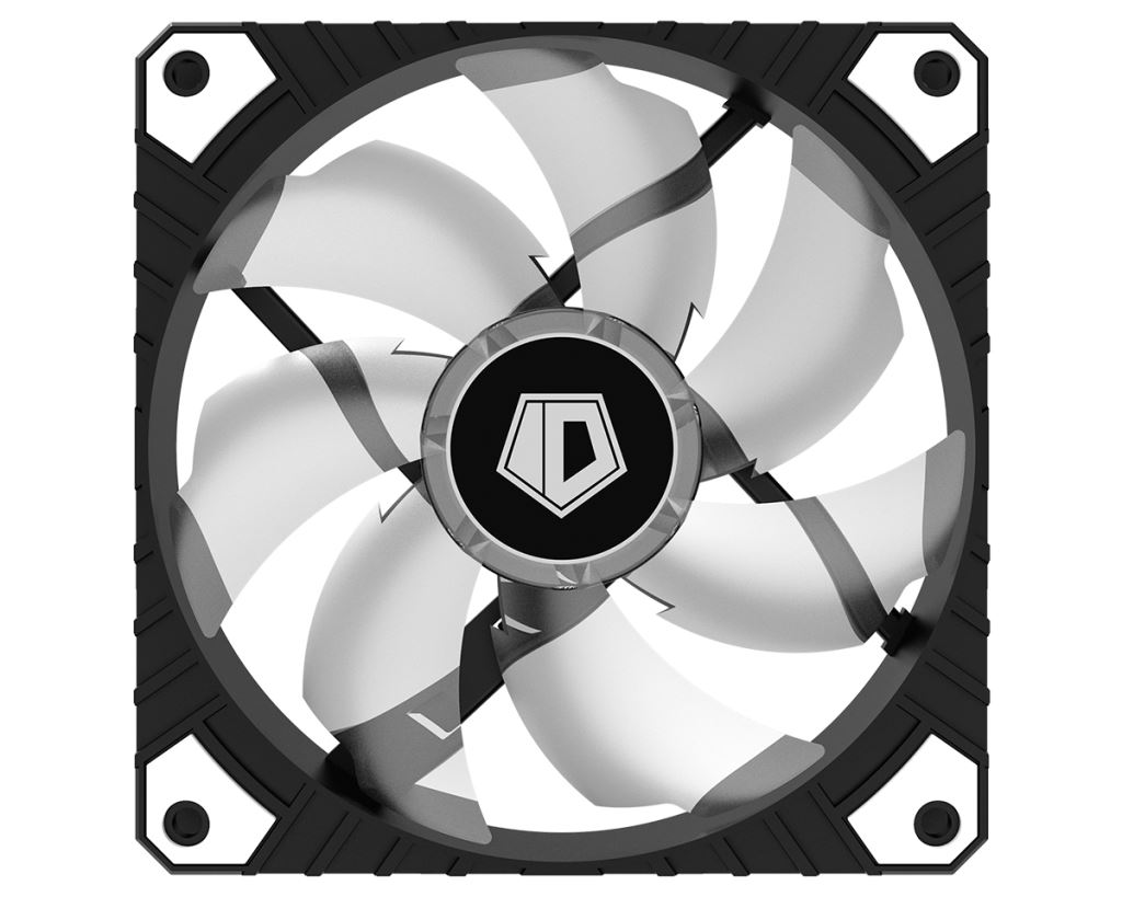 ID-Cooling WF-12025-XT-W ház hűtő ventiátor 12cm fehér LED