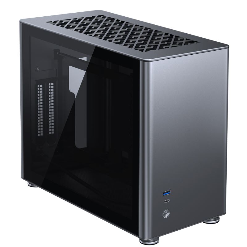 Jonsbo A4 Ver1.1 Gray táp nélküli ablakos ITX ház szürke Jonsbo A4 Ver1.1 Gray táp nélküli ablakos ITX ház szürke