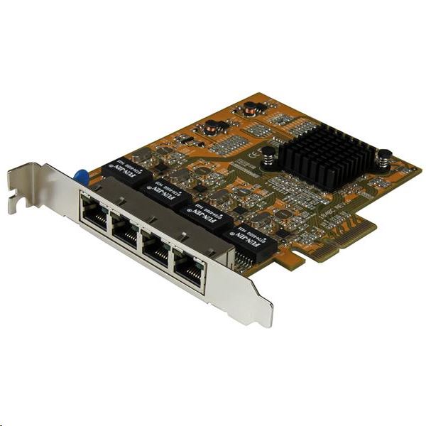 Startech.com 4 portos Gigabit PCIe Hálózati kártya (ST1000SPEX43) Startech.com 4 portos Gigabit PCIe Hálózati kártya (ST1000SPEX43)