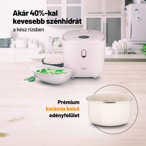 Lauben Low Sugar   3000WT Rizsfőző