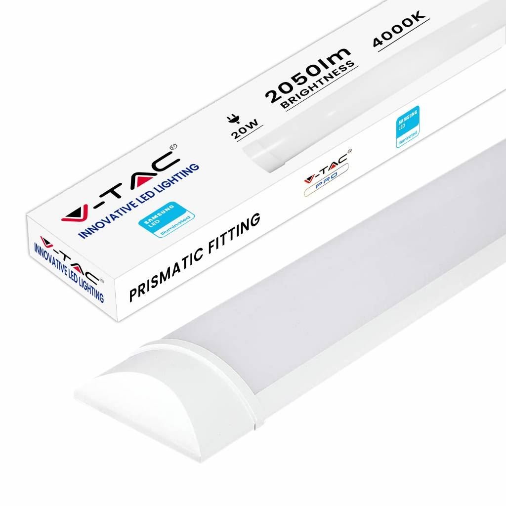 V-TAC VT-8-20-N LED-es mennyezeti lámpa LED EEK: E (A - G) 20W nappalifény fehér (20348)