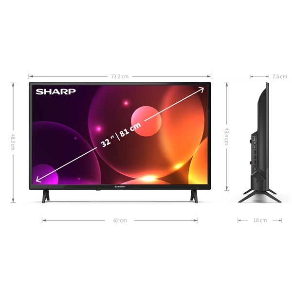 Sharp 32" 32FA2EF Full HD LED TV