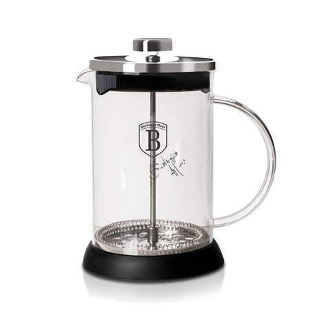 Berlinger Haus BH/6302A Kávé és teafőző, dugattyús, 600ml, Rozsdamentes acél