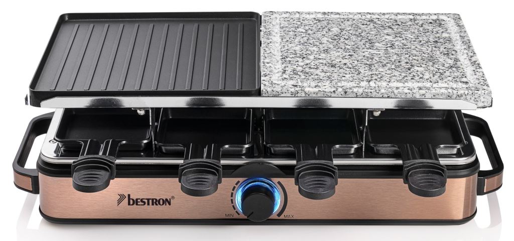 Bestron ARG1200CO raclette grill réz színű