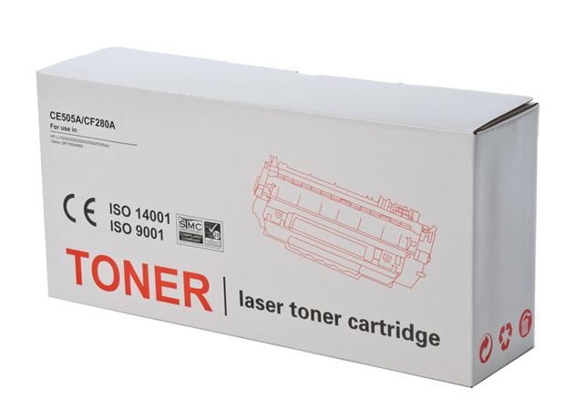 Tender CE505A/CF280A/CRG719 lézertoner fekete 2,7k (TOTE505A)