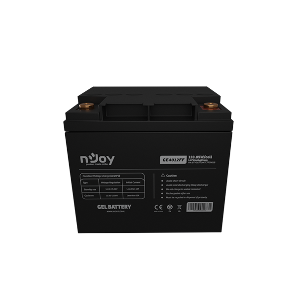 NJOY GE4012FF 12V/40Ah  T6, zárt  gondozás mentes  GEL akkumulátor 