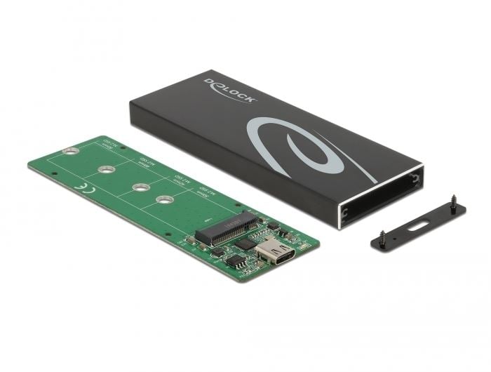 DeLock M.2 külső SSD ház fekete (42003) DeLock M.2 külső SSD ház fekete (42003)