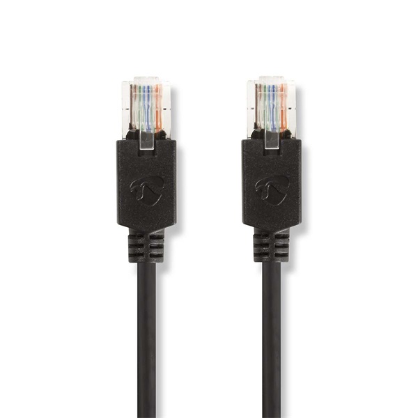 Nedis CCBW85100AT200 UTP Cat5e   LSZH  RJ45  10/100/1000 Mbit/s  hossz 20m patch kábel Fekete