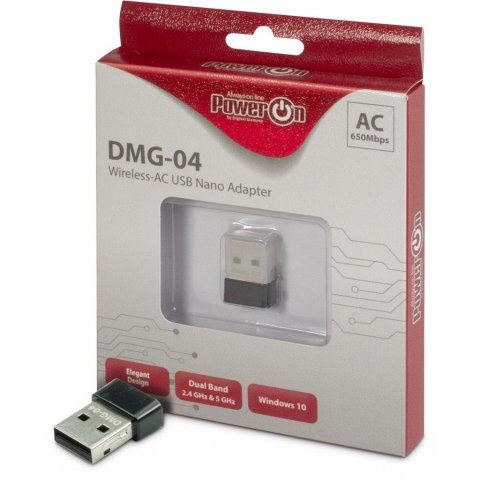 PowerON DMG-04 Wi-Fi 5 USB Nano Adapter PowerON DMG-04 Wi-Fi 5 USB Nano Adapter