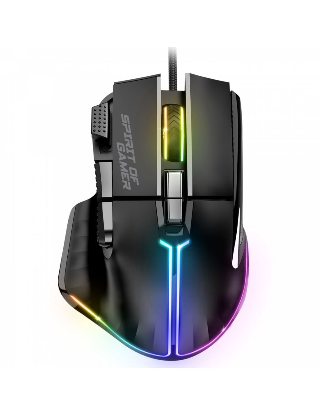 Spirit Of Gamer PRO-M5 RGB Gaming egér fekete (S-PM5RGB) Spirit Of Gamer PRO-M5 RGB Gaming egér fekete (S-PM5RGB)
