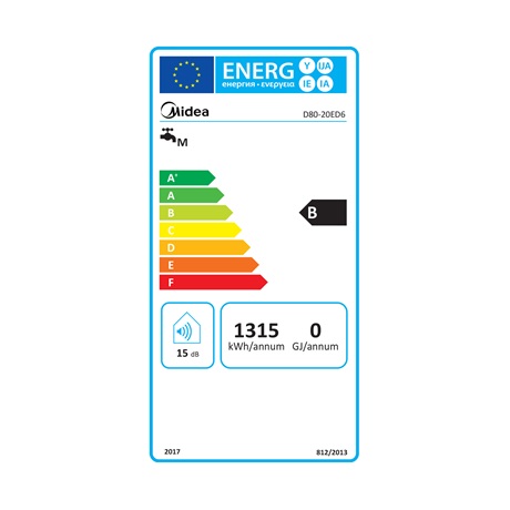 Midea D80-20ED6 Smart elektromos vízmelegítő