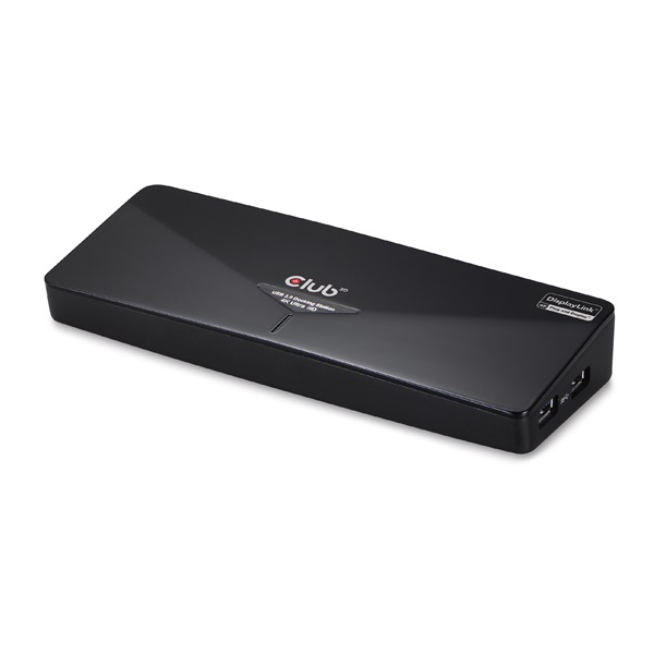 Club 3D  CSV-3103D DUAL DISPLAY/4K 3.2 USB-A to HDMI  DP  DVI-D  3xUSB-A  RJ45  3.5 Jack Audio +Mic Notebook Dokkoló