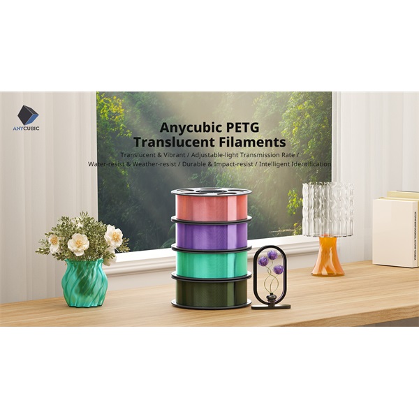ANYCUBIC 3D Filament  PETG  AHPECG-102 Zöld 1kg