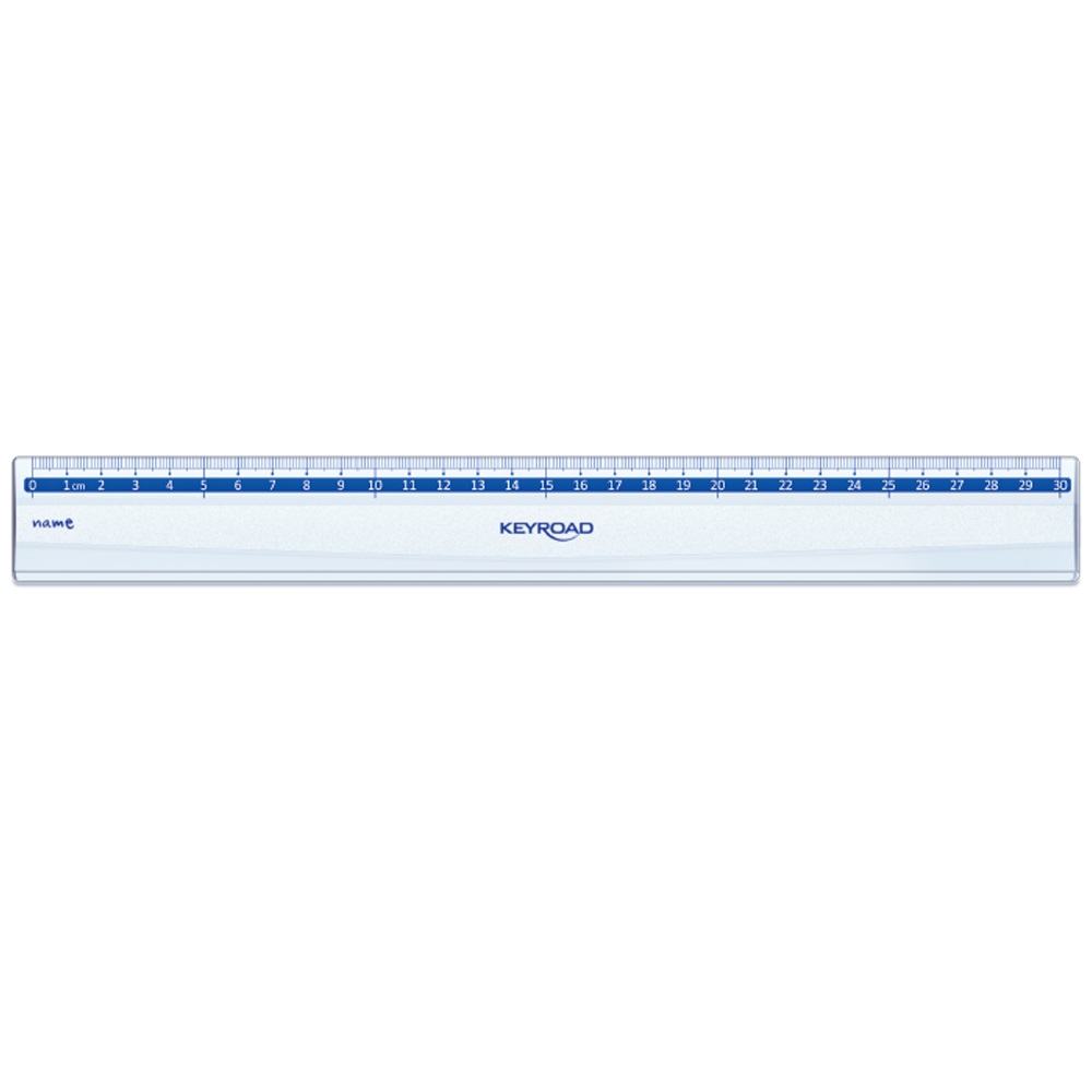 Keyroad Vonalzó 30 cm, klasszikus  (KR971609)