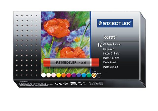 STAEDTLER "Karat" olajpasztell kréta 12 különböző szín (2420 C12 / TS24020C12) STAEDTLER "Karat" olajpasztell kréta 12 különböző szín (2420 C12 / TS24020C12)