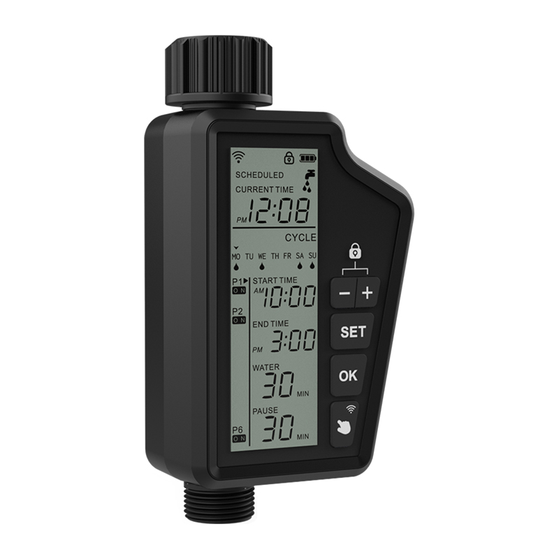 Avatto SWT60-EU Intelligens Wi-Fi öntözésvezérlő nagy LCD kijelzővel