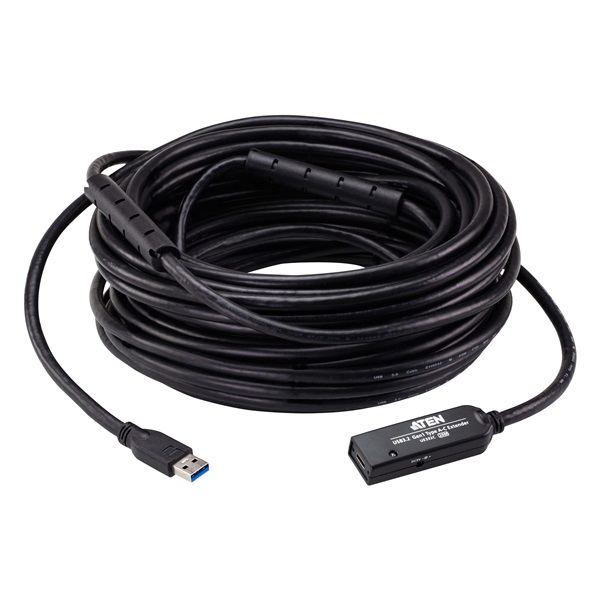 Aten Kábel USB 3.2 Gen1 Extender, 20m, fekete - (UE332C-AT-G)