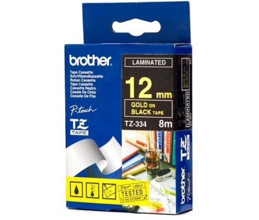 Brother P-touch TZe-334 laminált szalag (TZE334) Brother P-touch TZe-334 laminált szalag (TZE334)