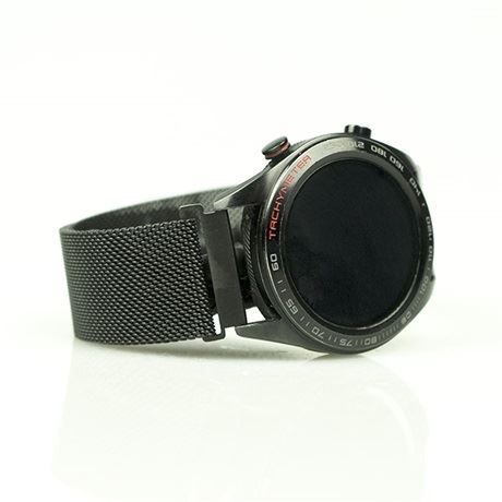 Mybandz milánói fém szíj 22mm fekete (22SKU1633)