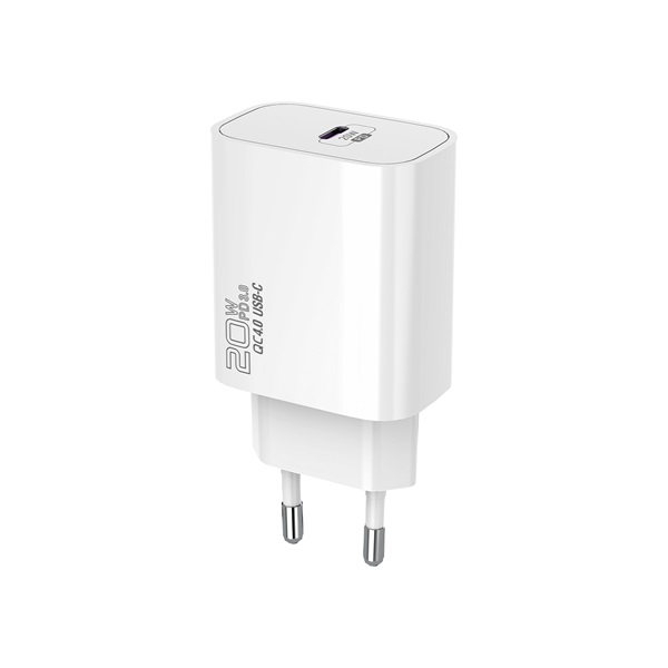 S-Link   SL-EC62PD  20W QC4.0  Type-C to Lightning 1m Hálózati töltő Fehér 
