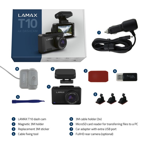 LAMAX T10 autós menetrögzítő kamera (LMXT10)