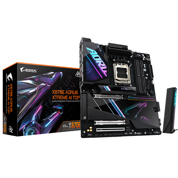 GIGABYTE AM5 X870E AORUS XTREME AI TOP AMD X870 EATX Alaplap GIGABYTE AM5 X870E AORUS XTREME AI TOP AMD X870 EATX Alaplap
