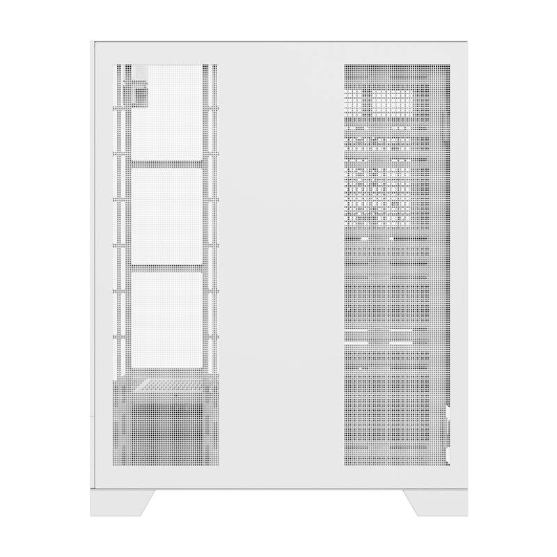 Darkflash DY450L számítógépház ventilátorok nélkül Fehér 