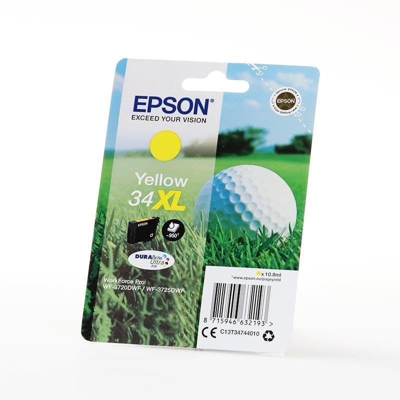 Epson 34XL DURABrite Ultra tintapatron sárga (C13T34744010) Epson 34XL DURABrite Ultra tintapatron sárga (C13T34744010)
