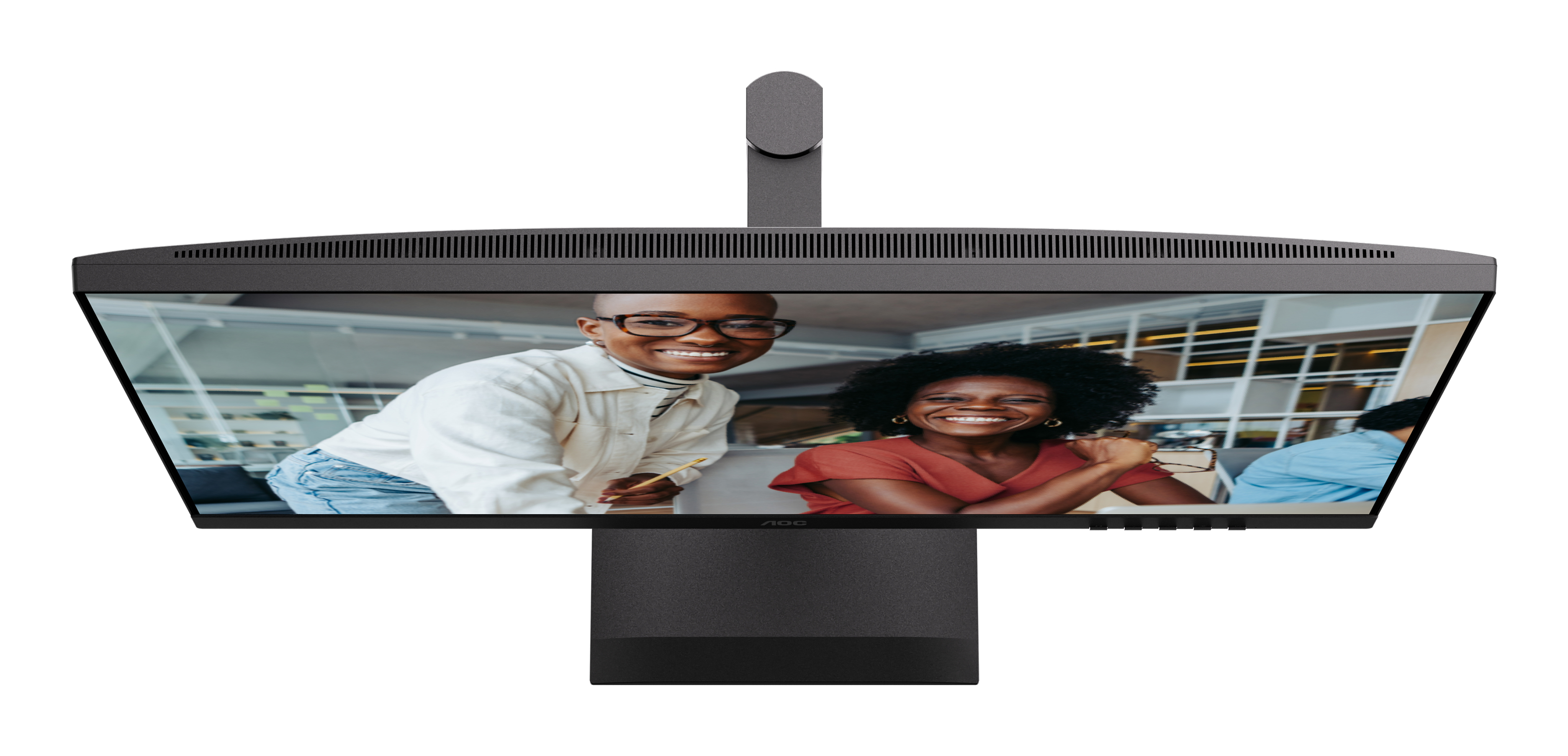 AOC 27" U27E4CV Monitor - 3840x2160, 4K, LED, IPS, FreeSync, Pivot, Fekete