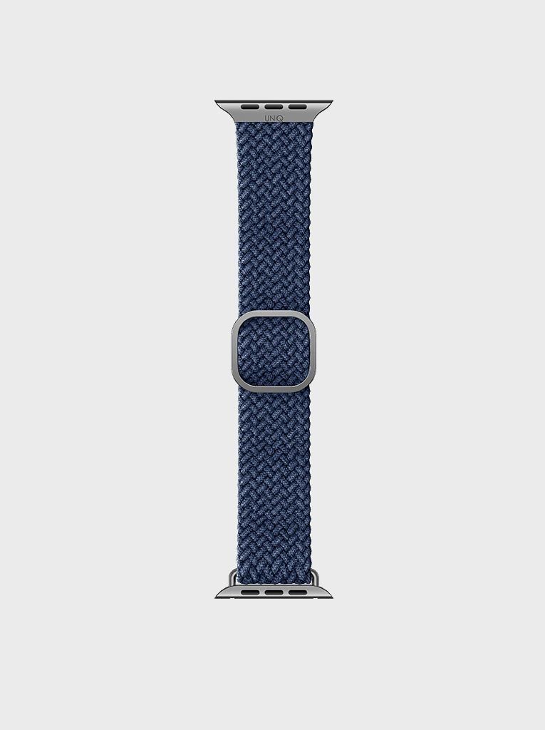 Uniq Aspen Apple Watch 42/44mm fonott szíj kék (55769)