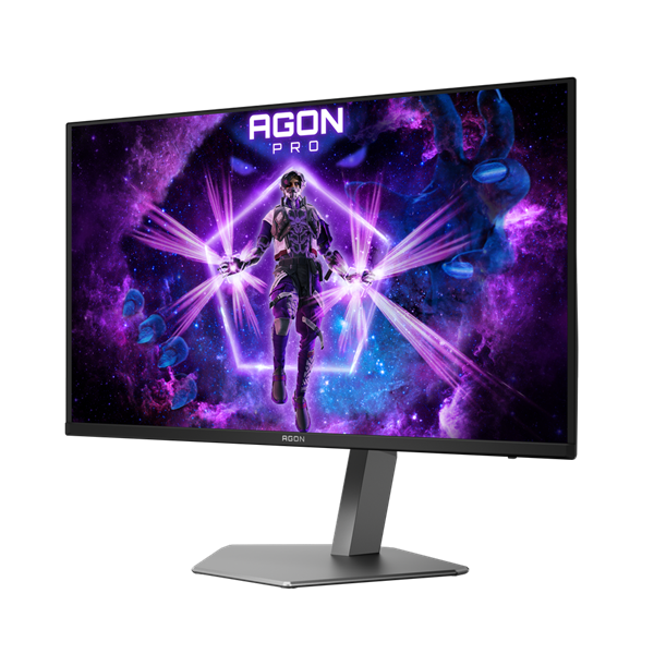 AOC 31.5" AG326UZD2 Monitor - 3840x2160, 4K, OLED, QD-OLED, 240Hz, 0,03ms, Hangszóró, G-Sync, Pivot, Gamer, Fekete