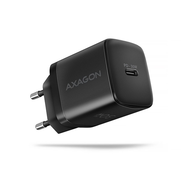 Axagon ACU-PD30 30W PD 3.0 QC Type-C fekete hálózati töltő Axagon ACU-PD30 30W PD 3.0 QC Type-C fekete hálózati töltő