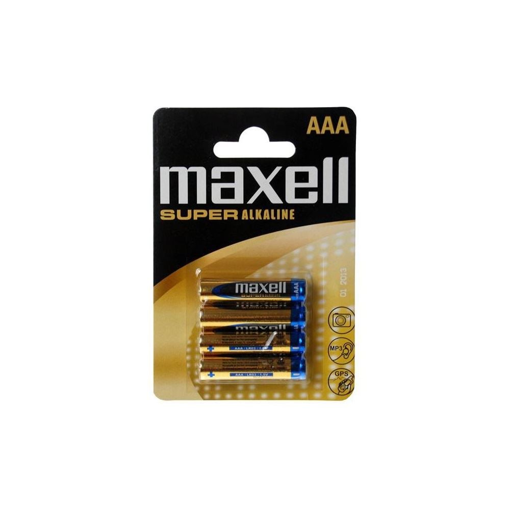Maxell Super Alkáli AAA ceruza elem (4db / csomag) (LR03) (790336.04.EU) Maxell Super Alkáli AAA ceruza elem (4db / csomag) (LR03) (790336.04.EU)