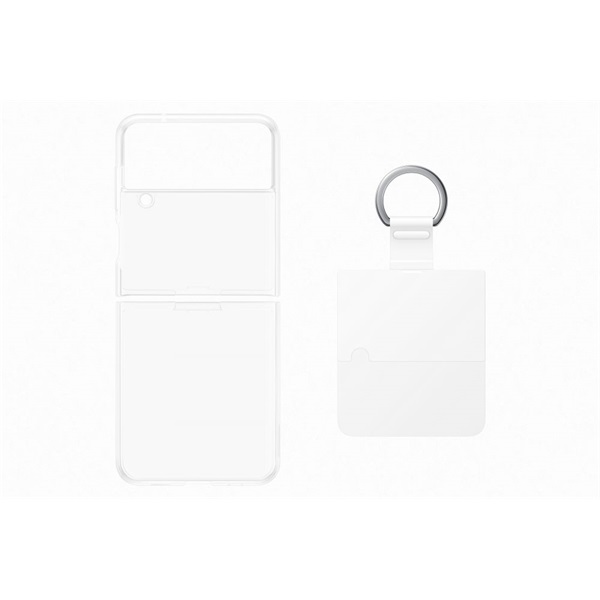 Samsung Galaxy Z Flip4 átlátszó tok gyűrűvel (EF-OF721CTEGWW)