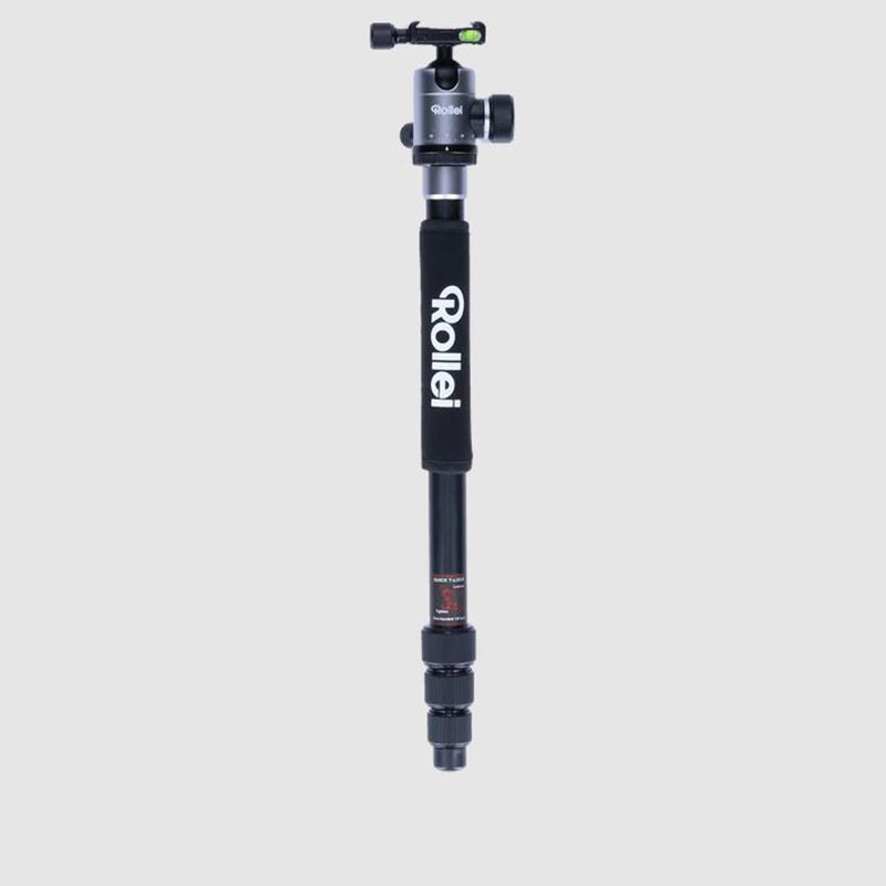 Rollei C5-i állvány + monopod + gömbfej + telefontartó adapter + táska, titánszürke