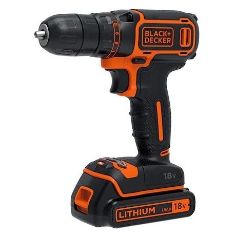 Black and Decker BDCDC18K-QW AKKUS FÚRÓ-CSAVARÓZÓ KOFFERBEN