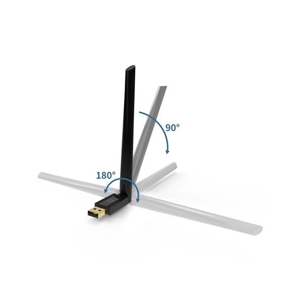 Conceptronic ABBY17B  Bluetooth 5.3, Távolság: Max.: 100m  Bluetooth Adapter Fekete 