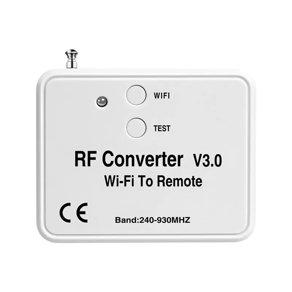 TWIFI-IR WIFI-RF Többfrekvenciás (240-930 MHz) WIFI-RF átalakító TWIFI-IR WIFI-RF Többfrekvenciás (240-930 MHz) WIFI-RF átalakító