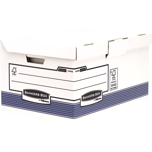Fellowes Bankers Box System csapófedeles archiváló konténer kék 2db/csomag (1141502) Fellowes Bankers Box System csapófedeles archiváló konténer kék 2db/csomag (1141502)
