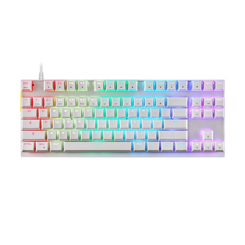 Motospeed K82 Outemu Red mechanikus gaming angol billentyűzet fehér Motospeed K82 Outemu Red mechanikus gaming angol billentyűzet fehér