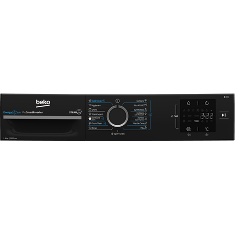 Beko BM3WFSU38213WPBB Elöltöltős mosógép - 8kg, 1200 ford./perc, A Energiaosztály, SteamCure gőz technológia