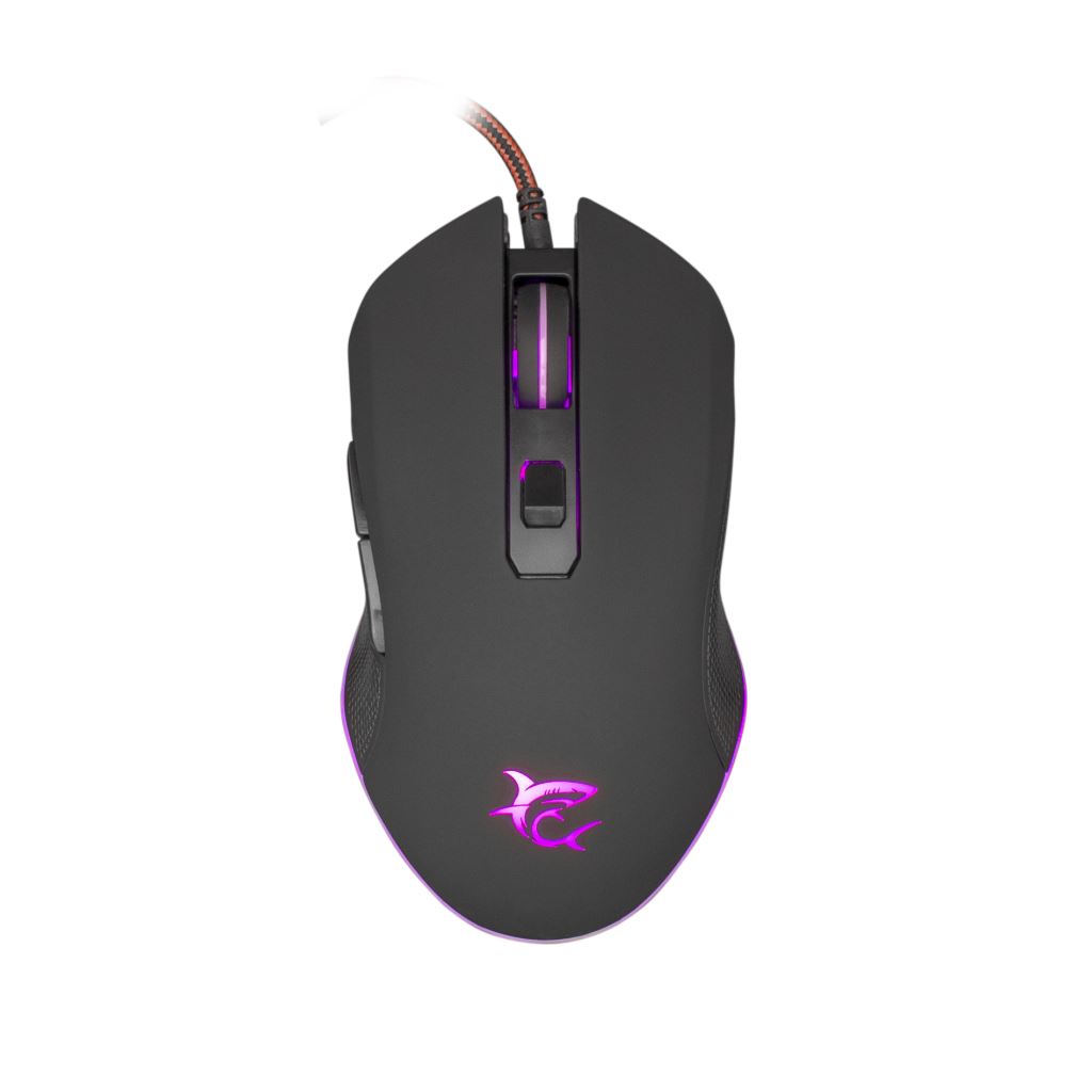 White Shark GM-3001 CYRUS optikai gaming egér fekete