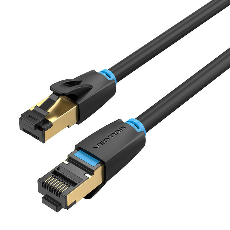 Category 8 SFTP Network Cable Vention IKABG 1.5m Black Category 8 SFTP Network Cable Vention IKABG 1.5m Black