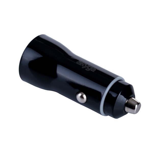 Akyga USB-A + USB-C PD autós töltő fekete (AK-CH-16) Akyga USB-A + USB-C PD autós töltő fekete (AK-CH-16)
