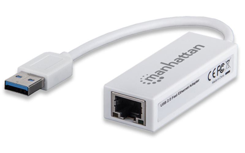 Manhattan USB 2.0 Ethernet adapter átalakító (506731) Manhattan USB 2.0 Ethernet adapter átalakító (506731)