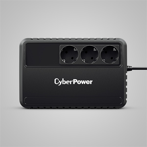 CYBERPOWER UPS BU650EG (3 Schuko) 650VA (360 W), 230V Power-Saving LINE-INTERAKTÍV szünetmentes elosztó AVR CYBERPOWER UPS BU650EG (3 Schuko) 650VA (360 W), 230V Power-Saving LINE-INTERAKTÍV szünetmentes elosztó AVR