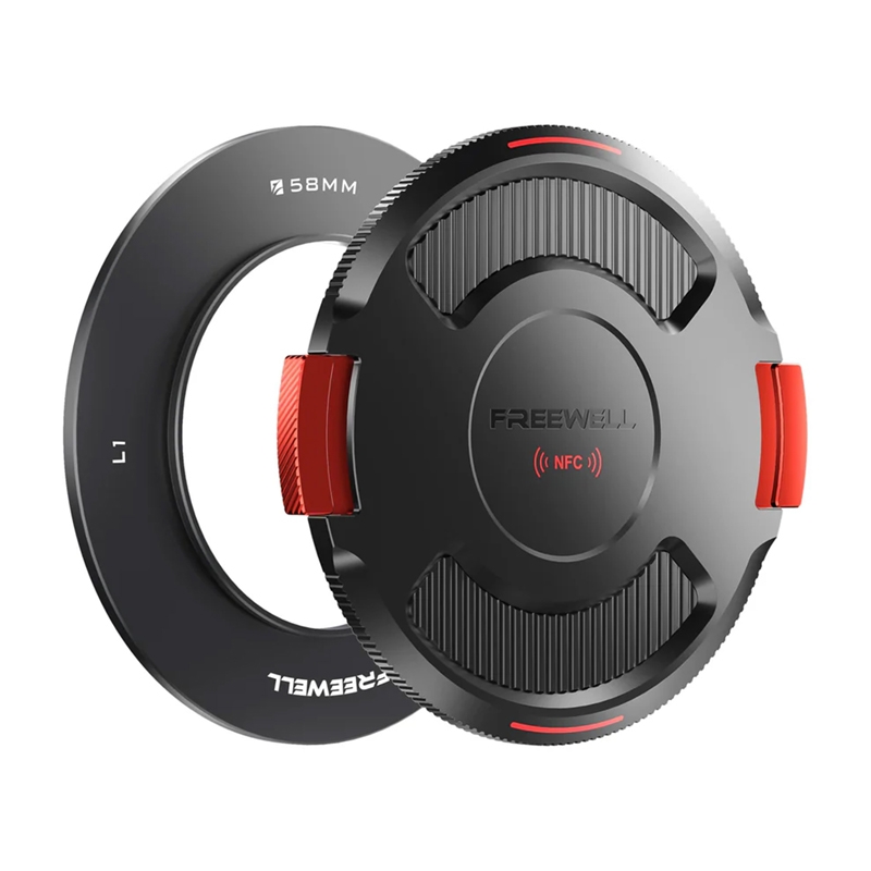 Freewell 58 mm-es fedéllel  Real Locking VND számára alapgyűrű