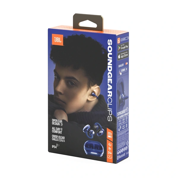 JBL Soundgear Clips True Wireless Bluetooth Open-Ear fülhallgató Kék