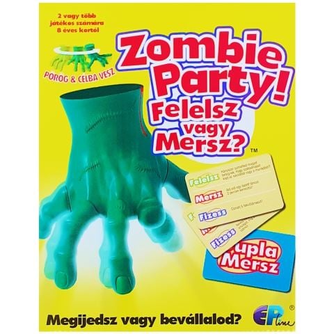 EPEE Zombie Party! Felelsz vagy Mersz? társasjáték (EP02231)