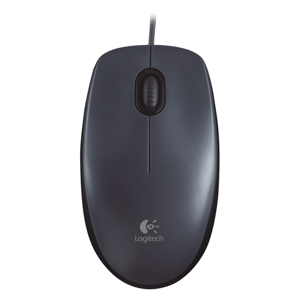 Logitech M90 optikai egér sötét szürke USB (910-001794) Logitech M90 optikai egér sötét szürke USB (910-001794)